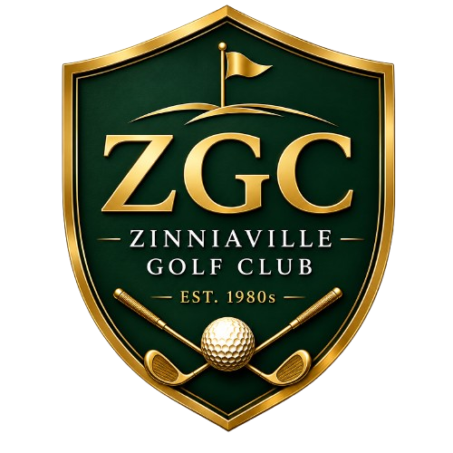 Zinniaville Golf Club official crest